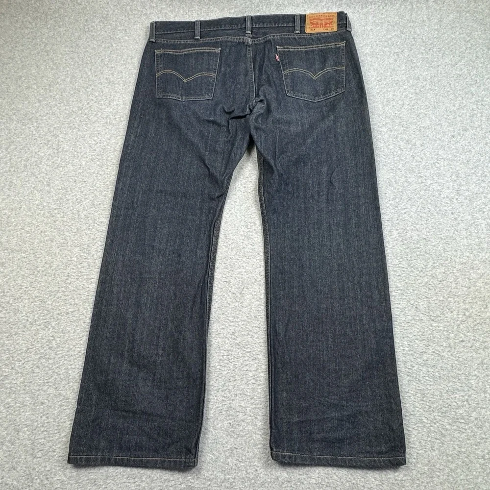 Levis 514 Straight Leg‎ Jeans Mens 40x30 (42x31) Dark Wash Denim Pants Classic